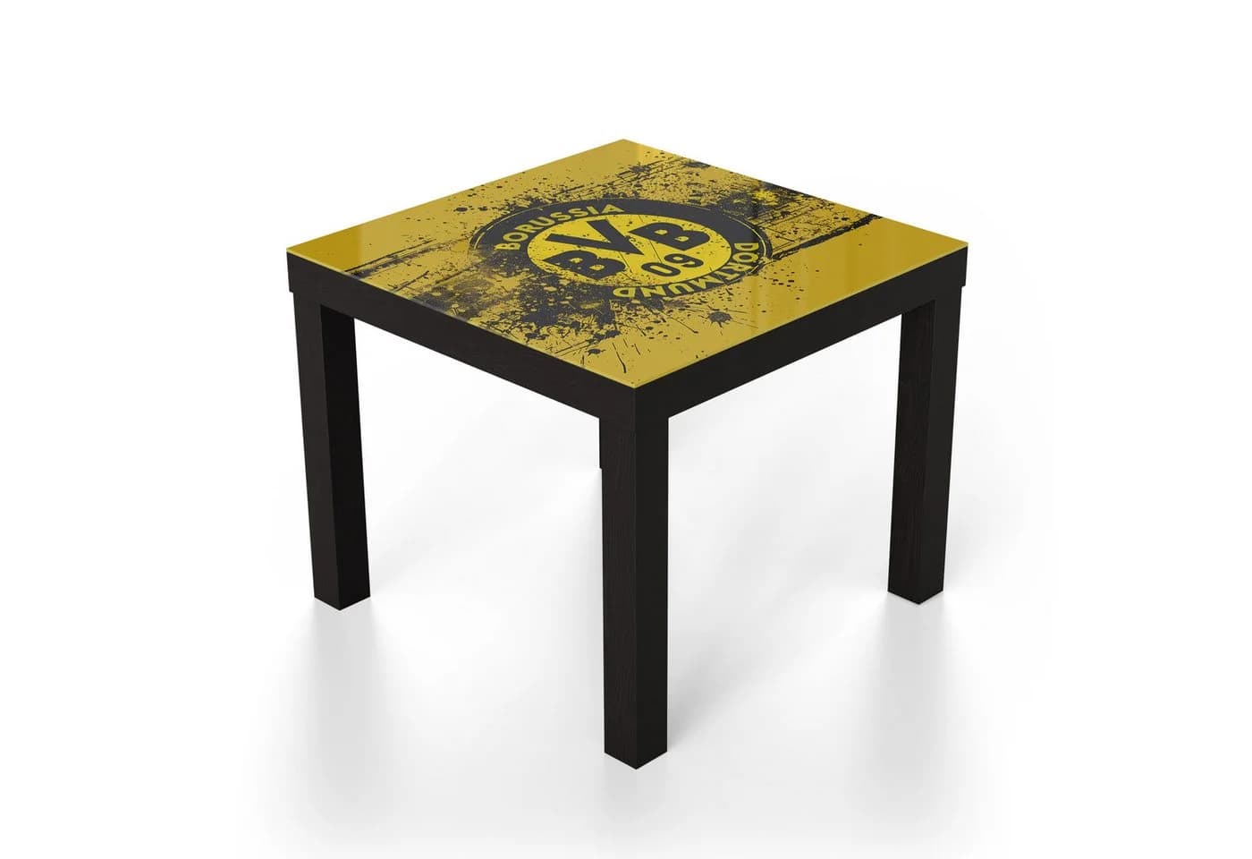 DEQORI Couchtisch 'Wappen Borussia Dortmund' Glas Beistelltisch modern