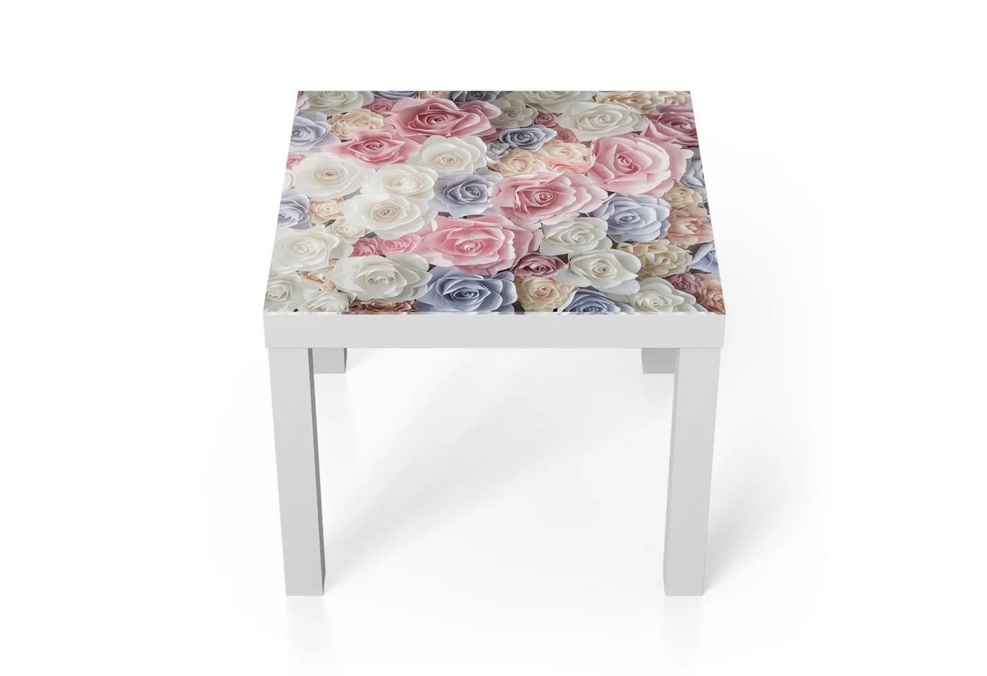 DEQORI Couchtisch 'Sanfte Pastell Rosen' Glas Beistelltisch Modern - Bild 2