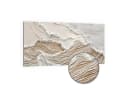 DEQORI Leinwandbild Sandwellenzauber Hybrid Modern Beige Weiss Bild 2