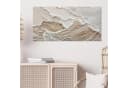 DEQORI Leinwandbild Sandwellenzauber Hybrid Modern Beige Weiss Bild 4