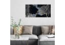 DEQORI Glasbild 'Fließendes Gold' Abstrakt 100x50 cm Bild 3