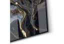 DEQORI Glasbild 'Fließendes Gold' Abstrakt 100x50 cm Bild 5