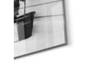 DEQOART Glasbild 'Chanel Eleganz' Schwarz-Weiß Modern Bild 5