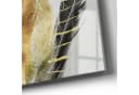 DEQORI Wanduhr Goldener Heimsegen Glas Modern Bild 5