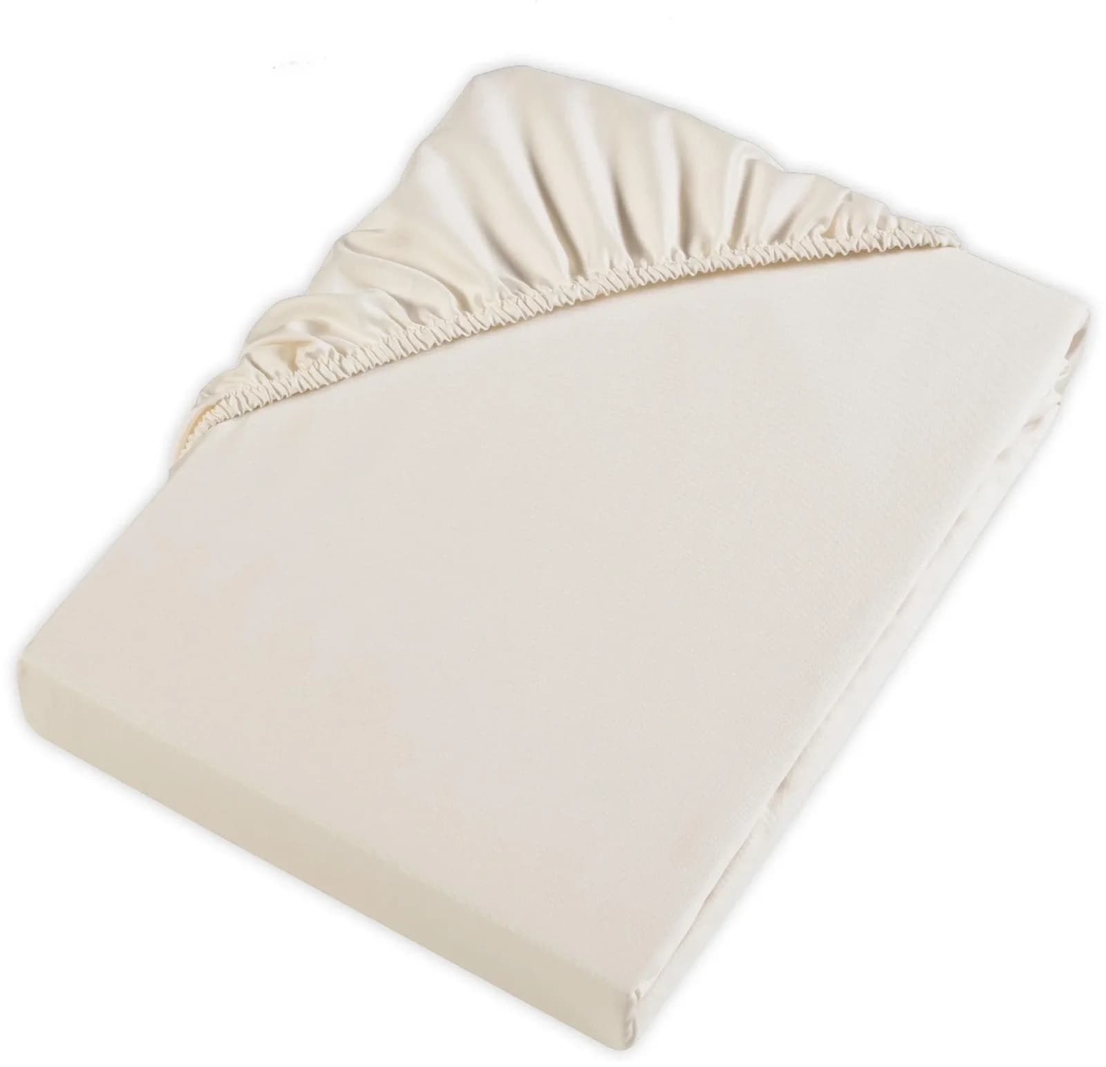 MÖVE Spannbettlaken 200x200 Champagner Satin 100% Baumwolle