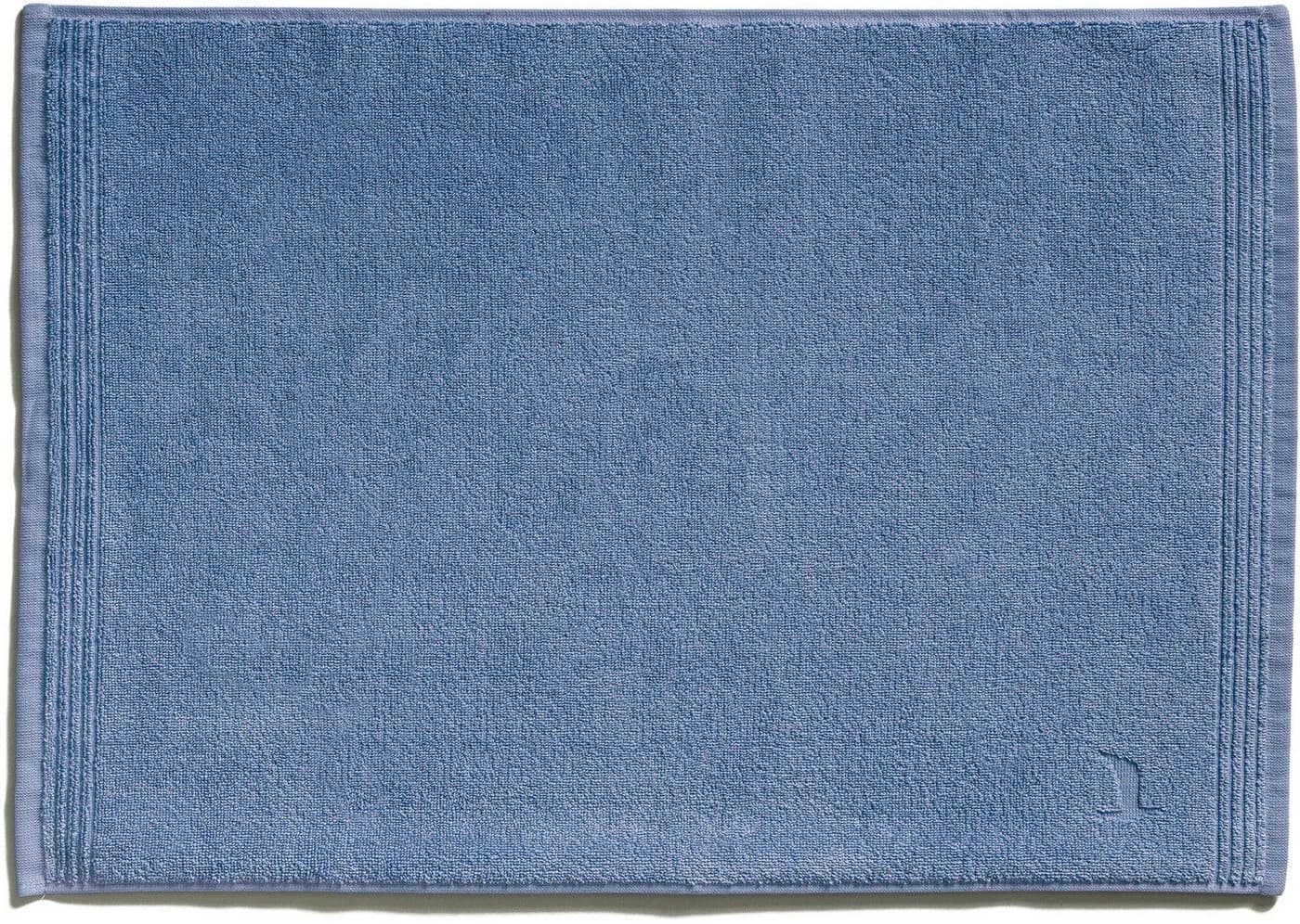 MÖVE Badematte Bliss Steel Blue 50x70cm Baumwolle