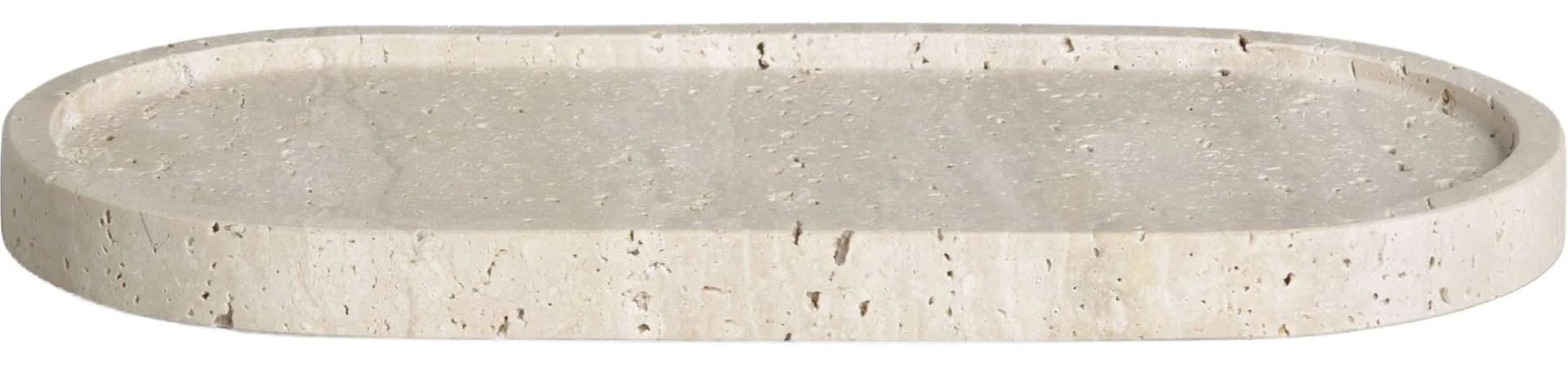 MÖVE Dekotablett Travertine Grace Beige Stein - Bild 5