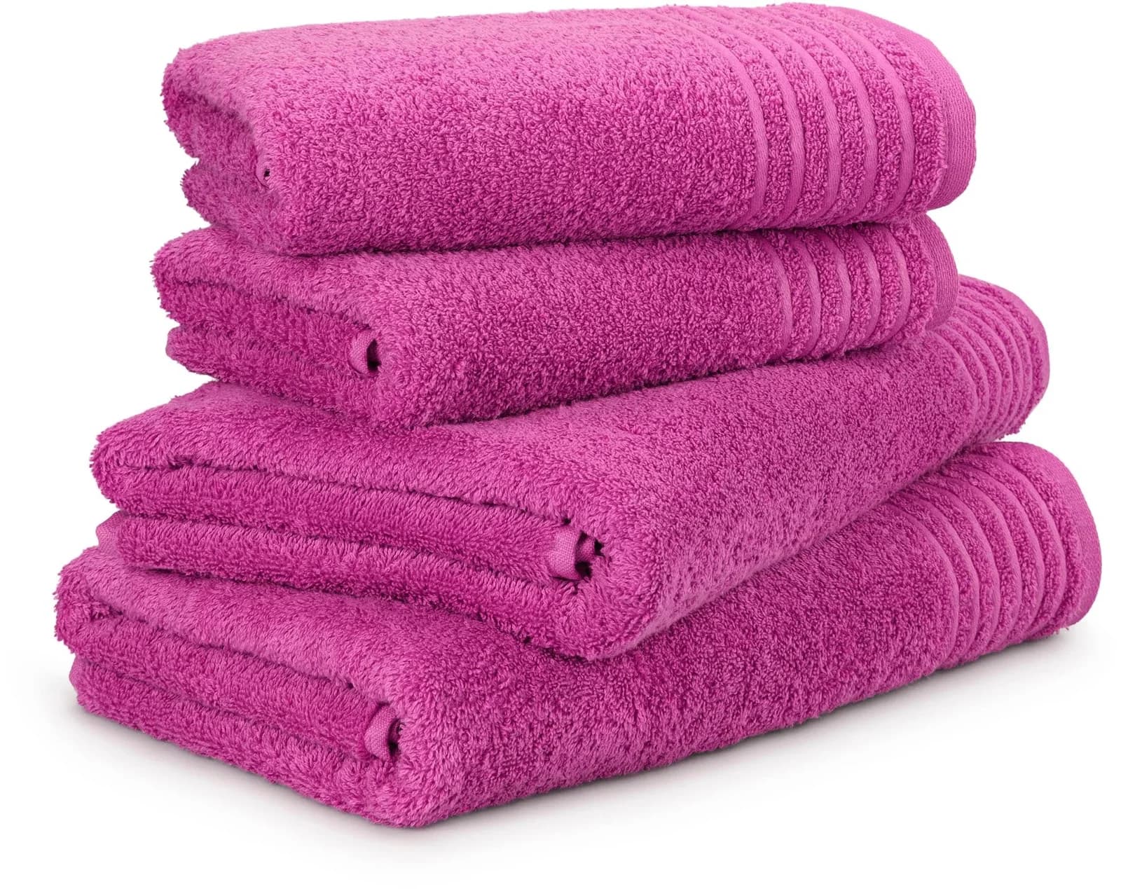 Möve Handtuch Set New Classic Raspberry 4-tlg. Baumwolle