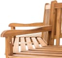 TPFGarden Baumbank Kenny Teak massiv 200 cm halbrund Bild 1