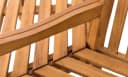 TPFGarden Baumbank Kenny Teak massiv 200 cm halbrund Bild 3