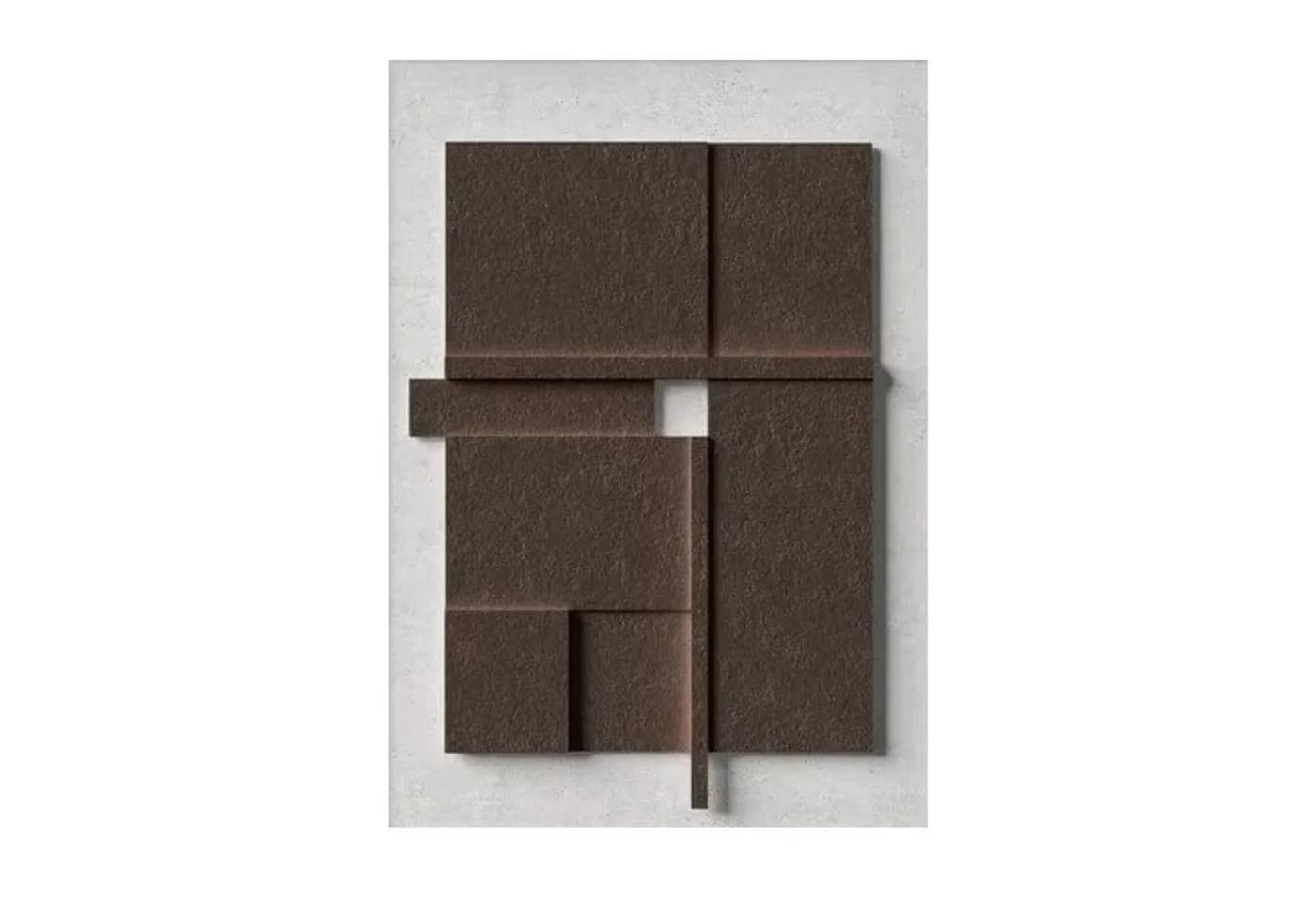 TPFLiving Leinwandbild Nordic Art 80x120 cm Schwarz Grau Braun Beige - Bild 2