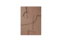 TPFLiving Kunstdruck Leinwandbild XXL Schwarz Grau Braun Beige Bild 2