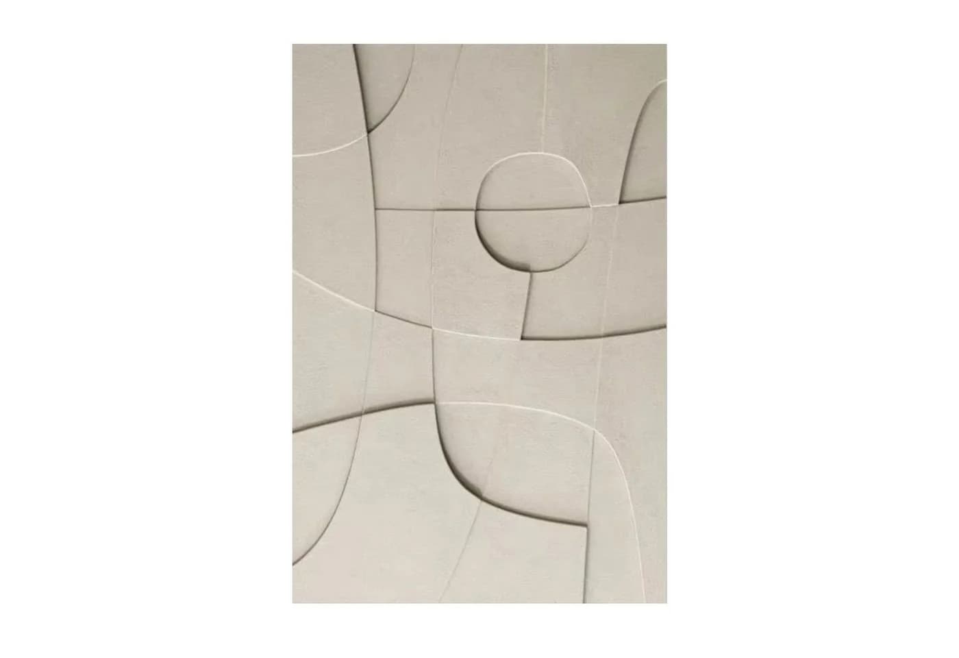 TPFLiving Leinwandbild Nordic Art Schwarz Grau Braun Beige - Bild 2