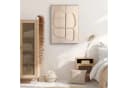 TPFLiving Leinwandbild Nordic Art Schwarz Grau Braun Beige Bild 3