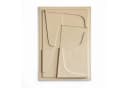 TPFLiving Leinwandbild Nordic Art Schwarz Grau Braun Beige Bild 2