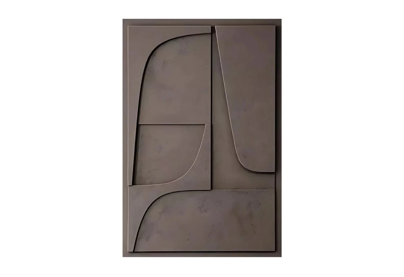 TPFLiving Leinwandbild Nordic Art Beige Grau Schwarz Geometrisch - Bild 2