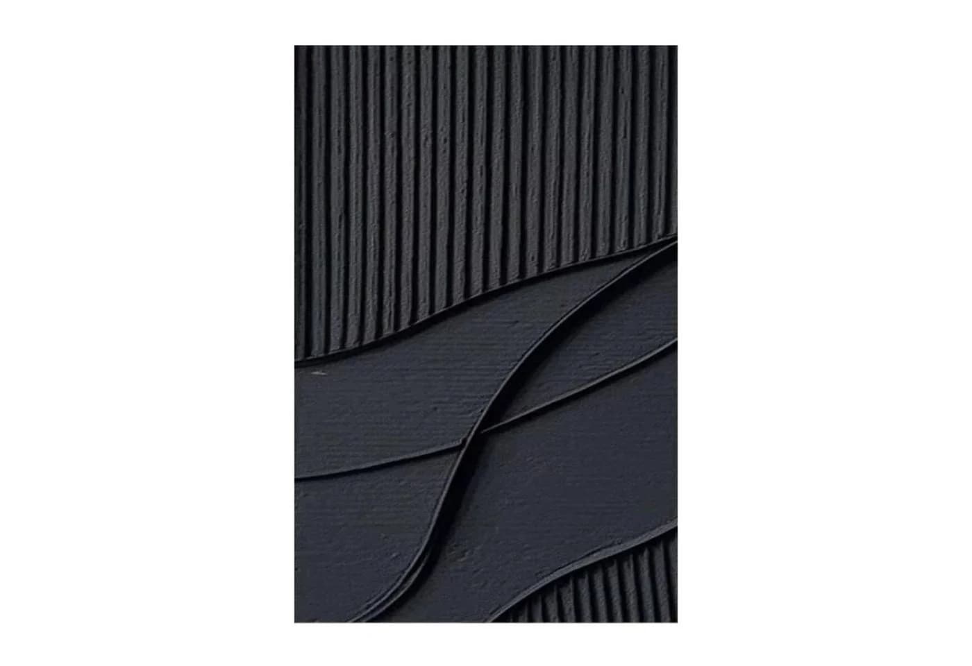 TPFLiving Leinwanddruck Nordic Art Schwarz Abstrakt - Bild 2