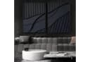 TPFLiving Leinwandbild Nordic Art Schwarz Abstrakt Bild 1