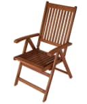 TPFGarden Gartenstuhl LAGUNA 2-er Set Eukalyptus geölt FSC Bild 2