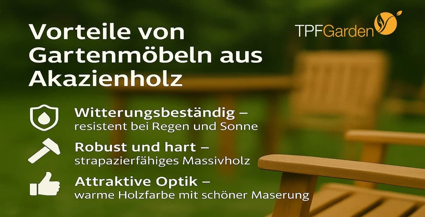 TPFGarden Gartenbank BENO mit Stauraum Truhe Akazienholz