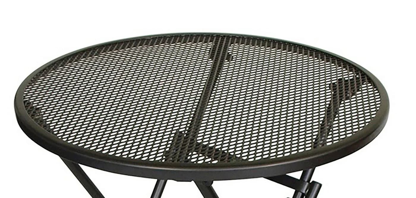 TPFGarden Gartentisch EXETER Streckmetall klappbar grau