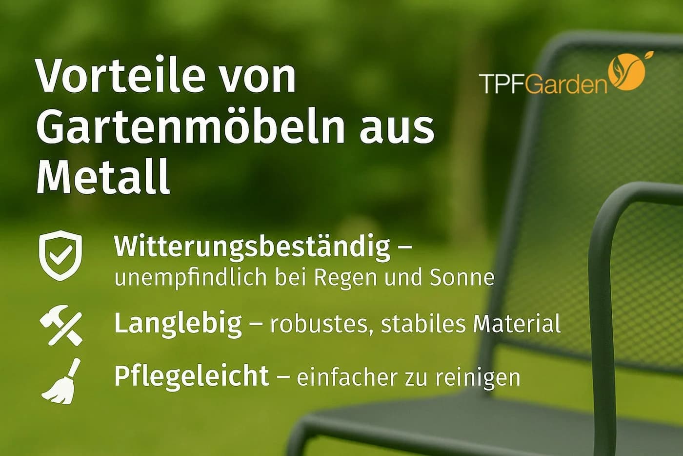 TPFGarden Gartentisch EXETER Streckmetall klappbar grau - Bild 4