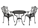 TPFGarden Bistroset BOULDER 3-teilig Aluminium grau Bild 2