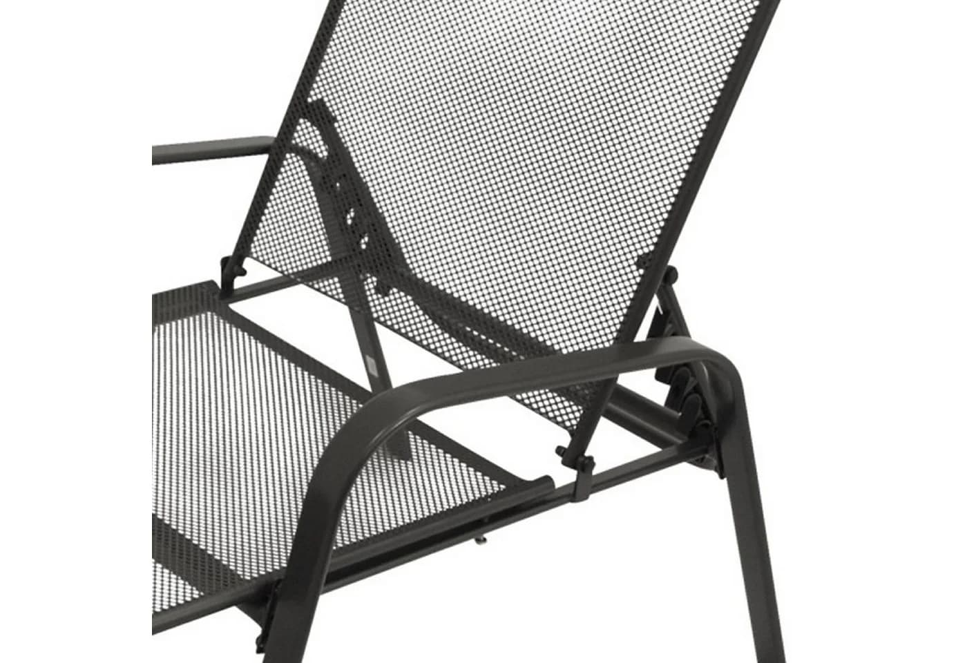 TPFGarden Gartenliege GLASGOW Streckmetall grau - Bild 2