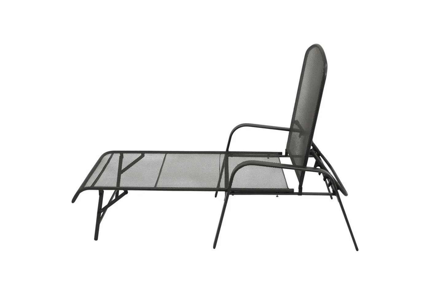 TPFGarden Gartenliege GLASGOW Streckmetall grau - Bild 3