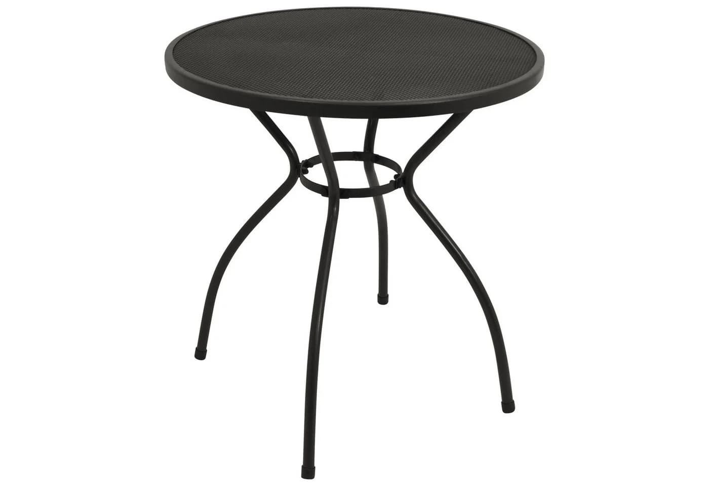 TPFGarden Gartentisch GLASGOW Streckmetall Rund Anthrazit Outdoor Esstisch - Bild 2