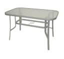 TPFGarden Gartentisch HAMPTON Silber Stahl Glas Bild 2