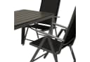 TPFGarden Garten-Essgruppe ASHFORD Grau/Schwarz Aluminium Bild 1