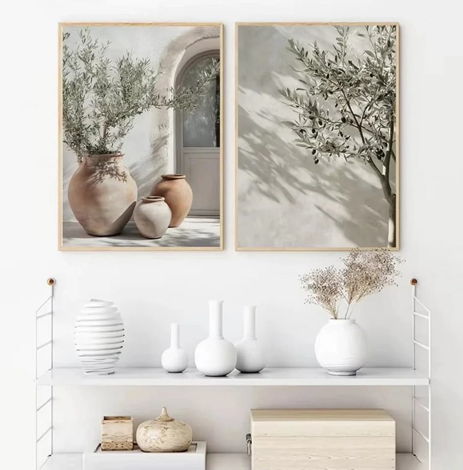 TPFLiving Kunstdruck Italienische Landschaften Leinwandbild 30x42cm - Bild 5
