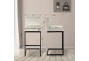 TPFLiving Barhocker Samt Creme Bild 4