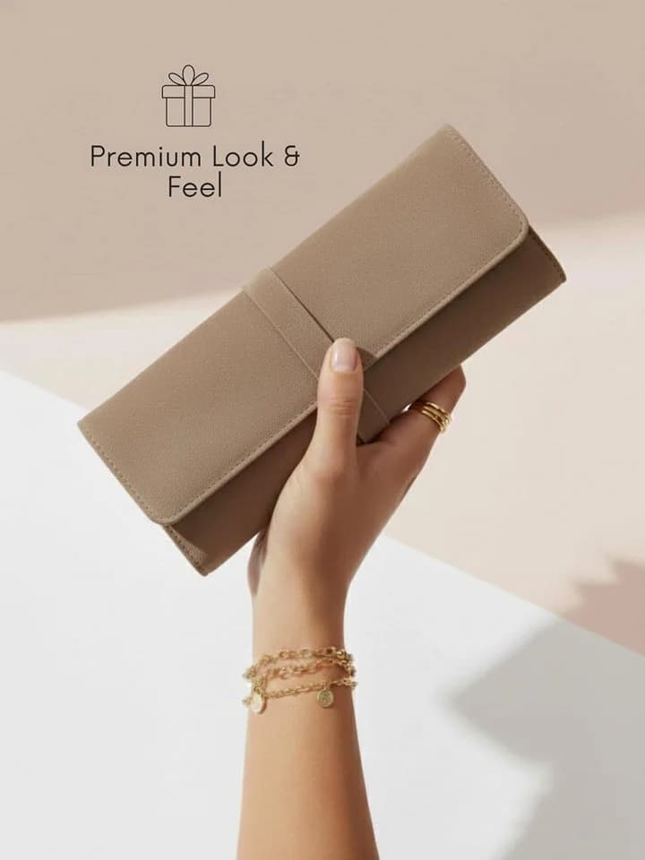 Einzelstück Schmuckrolle Schmuck Reise Tasche - Bild 5