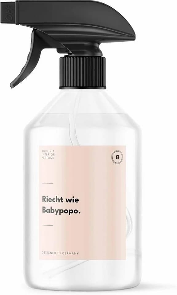 BOHORIA Raumspray Baby Powder 500 ml - Puderig & Beruhigend ohne Aerosol - Bild 2