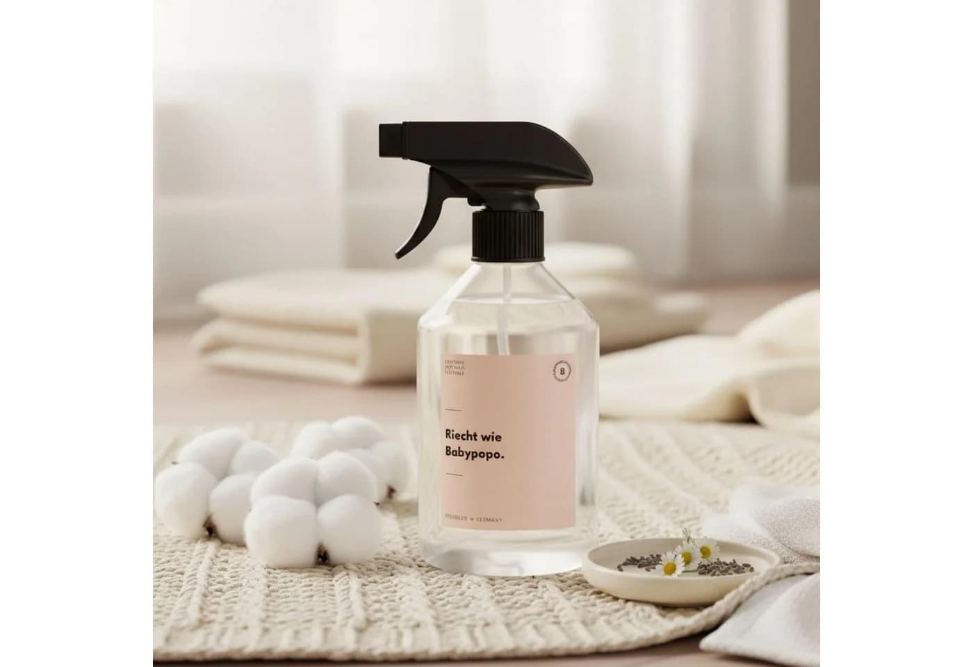 BOHORIA Raumspray Baby Powder 500 ml - Puderig & Beruhigend ohne Aerosol - Bild 3