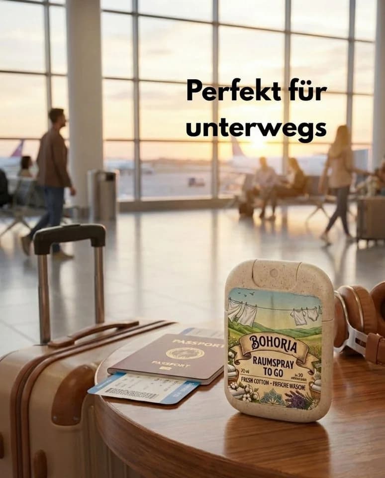 BOHORIA Toiletten-Spray 20ml Fresh Cotton – Frisches WC Spray für unterwegs - Bild 3