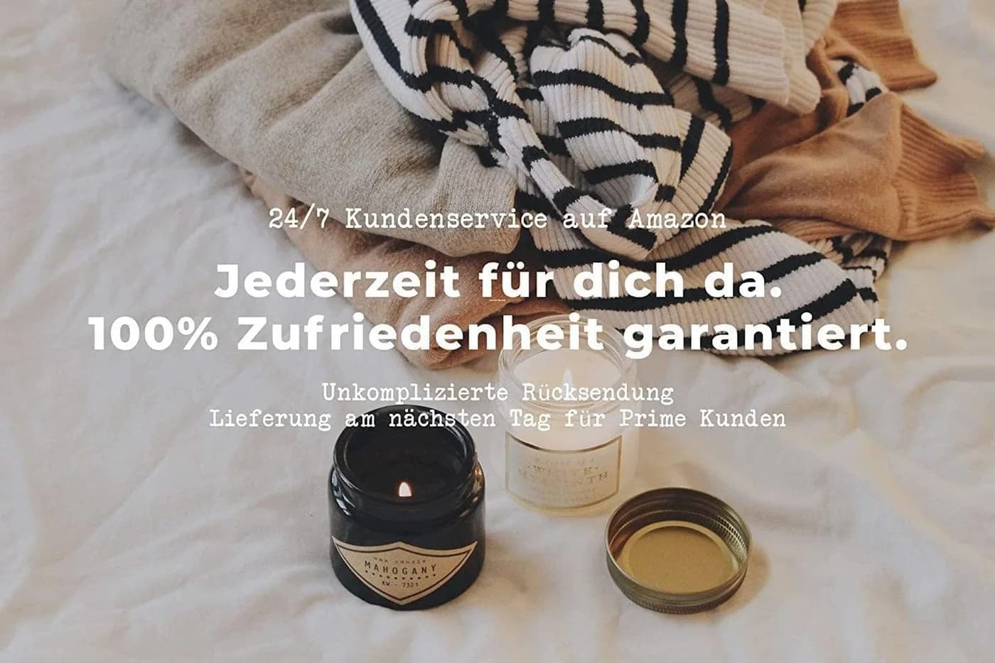 BOHORIA Fresh Cotton Duftkerze aus natürlichem Sojawachs - Bild 5