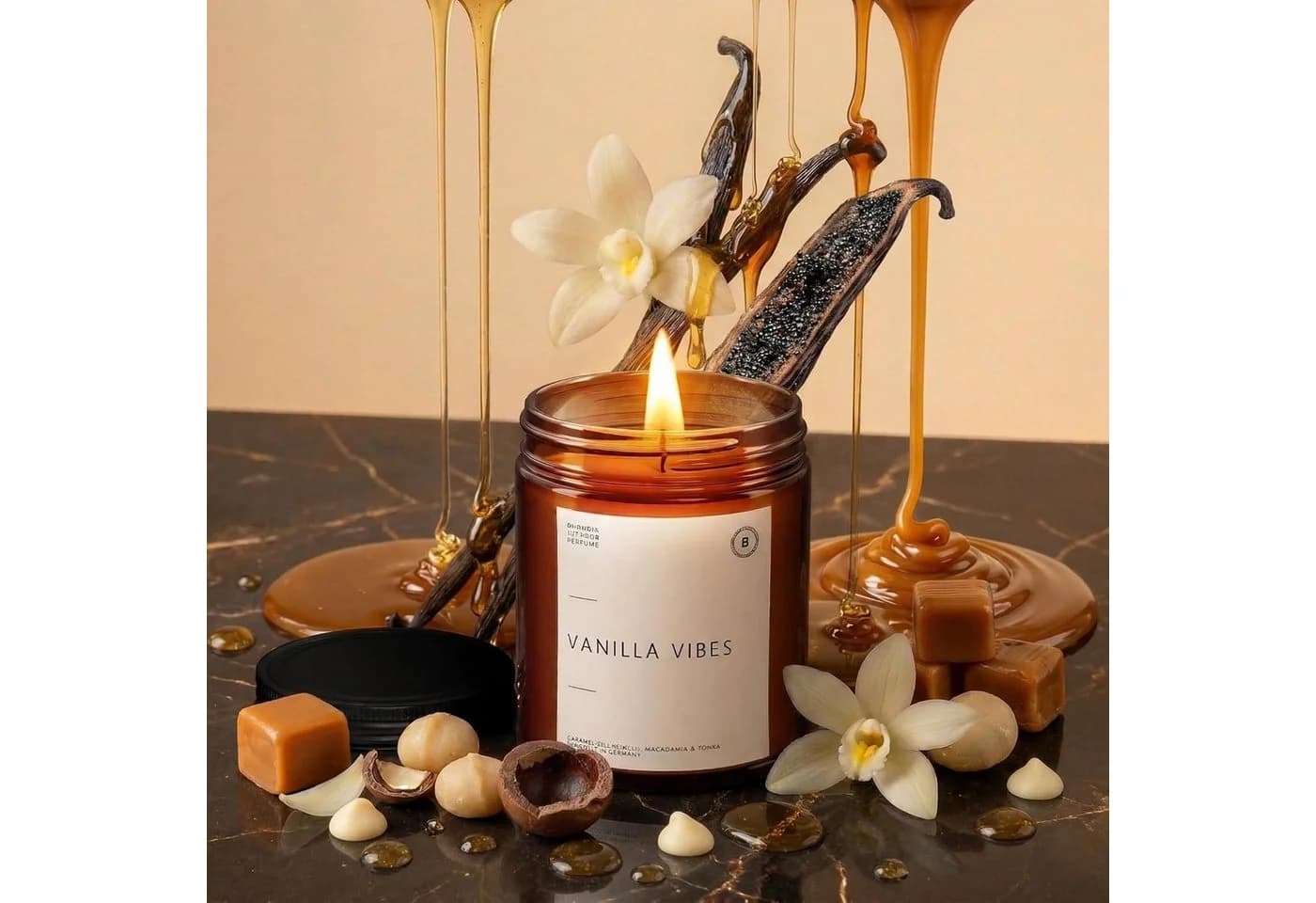 BOHORIA Duftkerze Vanilla Vibes 200g Sojawachs - Bild 5