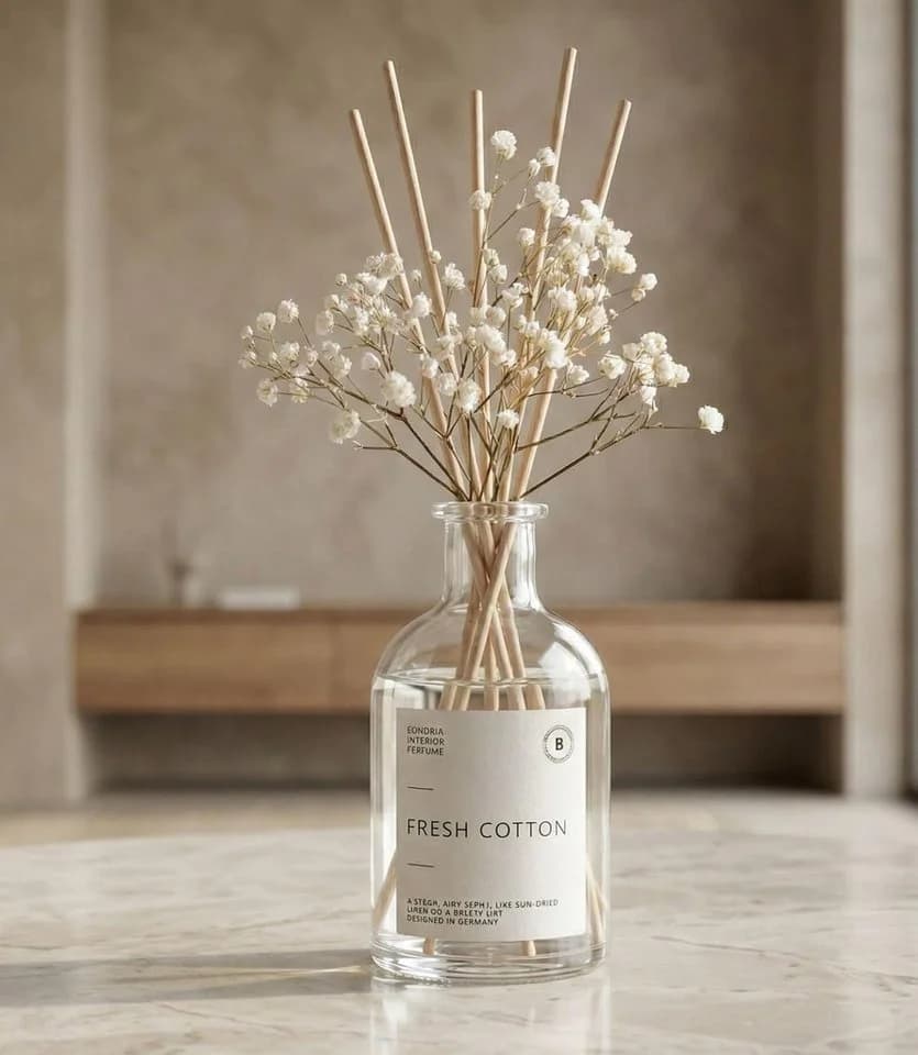 BOHORIA Raumduft Cotton Breeze 250 ml mit Schleierkraut & Diffuser - Bild 3
