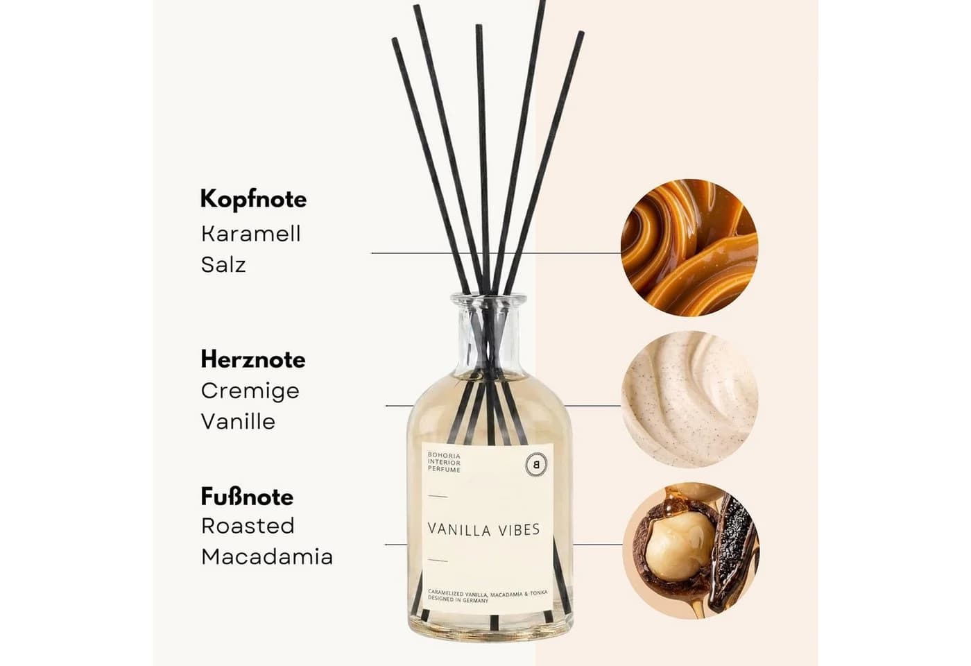 BOHORIA Raumdiffuser 250 ml Vanilla Vibes - Bild 4