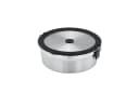 Rösle Edelstahldeckel FLEXX 2GO 1,4 L rund mit Clips Silberfarben Schwarz Bild 1