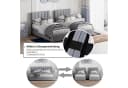 SOFTWEARY Stauraumbett mit Bettkasten grau Polsterbett Bild 3