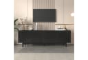 SOFTWEARY Lowboard TV-Schrank Schwarz Matt 175 cm Bild 1