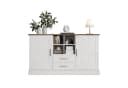 SOFTWEARY Sideboard Braun/Weiß Modern Bild 2