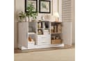 SOFTWEARY Sideboard Braun/Weiß Modern Bild 4