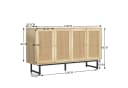 SOFTWEARY Sideboard Modern Metallfüße Bild 5