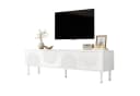 SOFTWEARY Lowboard 180 cm Weiß Modernes griffloses TV-Board Bild 2