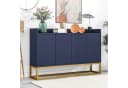 SOFTWEARY Sideboard Blau Holzwerkstoff Wohnzimmerschrank Bild 1